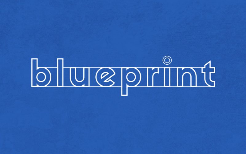 Couverture Blueprint Bleu